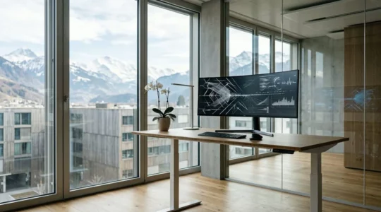 Interface moderne d'analyse de performance web avec graphiques de vitesse en temps réel