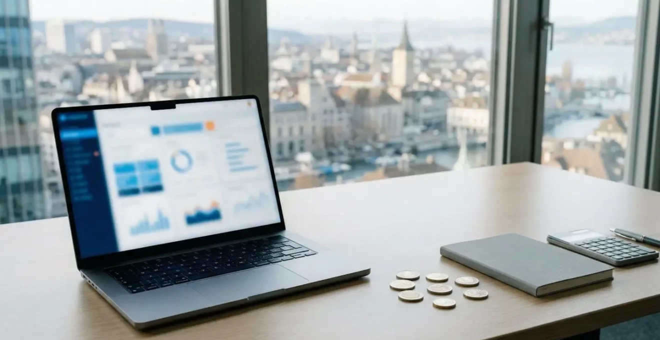 Écran d'ordinateur montrant des graphiques de performances publicitaires avec des indicateurs CPC et des devises européennes