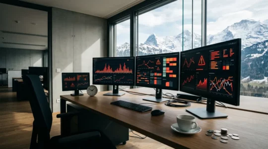 Tableau de bord Analytics avec données erronées et alertes d'erreur sur plusieurs écrans